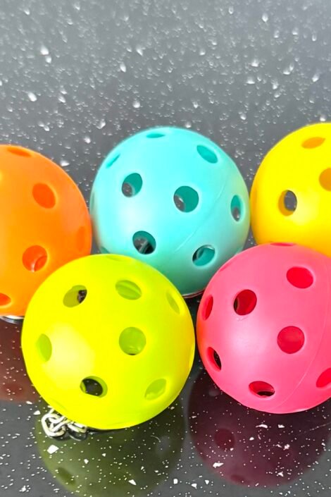 LP Rubber Pickleball Keychain